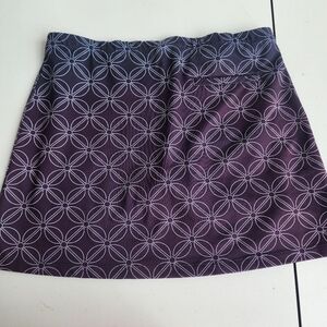 Aspire Dri-logic Ombree Brown High Performance Athletic Tennis Skirt Stretch S